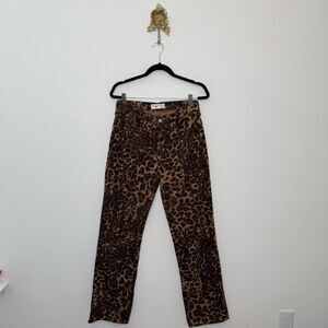Abercrombie The Baggy Low Rise Jeans Cheetah 26